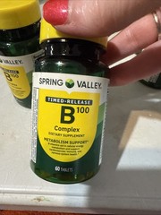 Spring Valley Timed Release B100 Complex Tablets 60ct 10/27