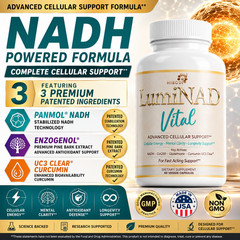 PANMOL® NADH + CoQ10 + Glutathione Supplement | 3 Patented Ingredients
