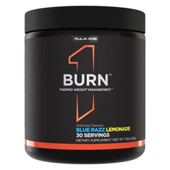 R1 Burn – 30 Servings – Blue Razz Lemonade 210 g, Clearance for EXP 06/2026