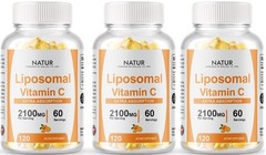 Liposomal Vitamin C 2100mg 360 Softgels High Absorption Supplements USA Made