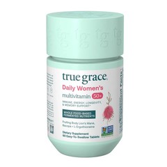 True Grace Daily Women’s Multivitamin 50+ – 60 Easy-to-Swallow Tablets – Immu…