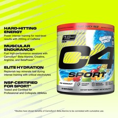 Sport Pre Workout Powder NSF Certified for Sport Elite Hydration 200mg Caf…