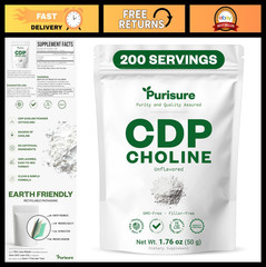 CDP Choline Powder 50g – Citicoline Supplement for Focus, Energy & Cognitive Boo