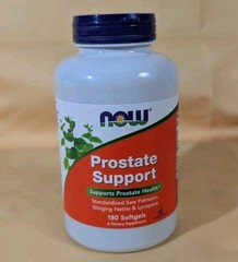Now Foods Prostate Support 180 Softgels GMP Quality Assured 09/26EXP