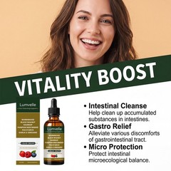 LUMVELLE Wild Harvested Wormwood Herbal Liquid Botanical Supplement Drops 2PCS