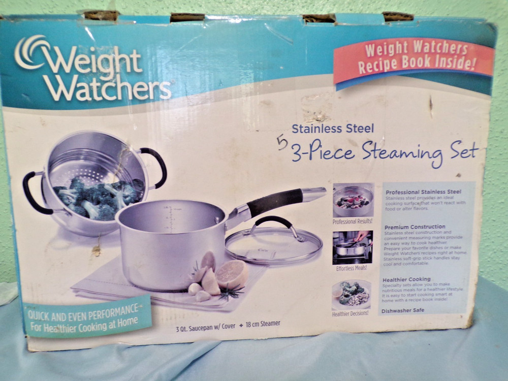 Weight Watchers 3 piece staeming set new in box