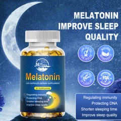 (2 Pack) Sleep Support Capsules Improve Sleep Quality Relieve Stress Sleep