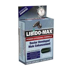 Libido Max Male Enhancement Power Extending Formula 30 Softgels (Pack Of 2)