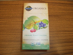 Garden of Life Organics-Organic Plant Calcium 90 Vegan Tablets Bes By 2/2028
