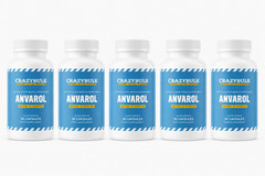 CrazyBulk ANVAROL for Cutting & Lean Muscle Supplement – 90 Capsules – Pack of 5