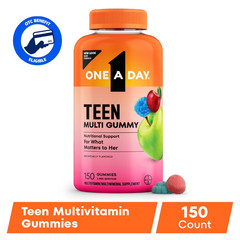 NEW Teen Girl Multivitamin Gummies 150 Count Skin Health Support