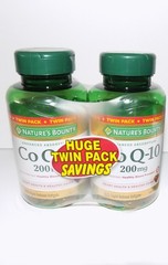 EXPIRES 4/2028 Lot of 2 Nature’s Bounty CoQ10 200 Mg 80 Count Each Twin Pack