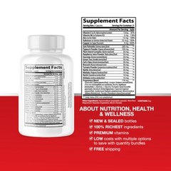 Ortho Prostate- Prostate Support- 2 Bottles- 120 Capsules