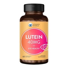 Vitamin World Lutein & Zeaxanthin Supplements, 40mg Lutein, Eye Health, Blue