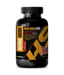 pre workout supplements – NITRIC OXIDE 2400 – post workout pills – 1 Bottle