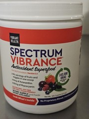Vibrant Health Spectrum Vibrance Antioxidant Superfood 6.5 oz Drink Powder