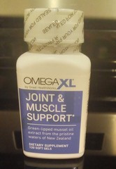 Omega XL 120 Capsules Green Lipped Mussel Joint & Muscle Relief Supplement, FAST