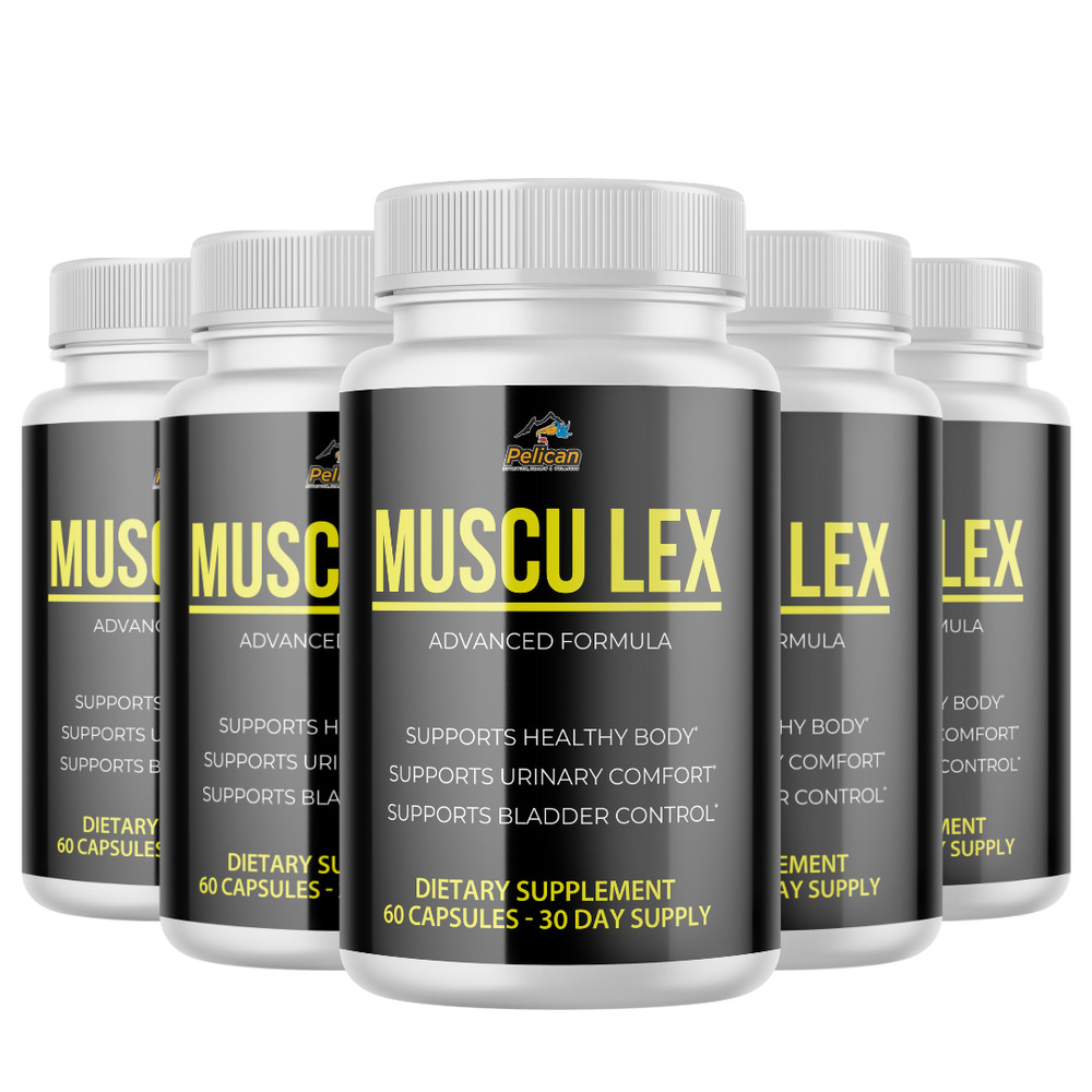 Muscu Lex – Prostate Support- 5 Bottles- 300 Capsules