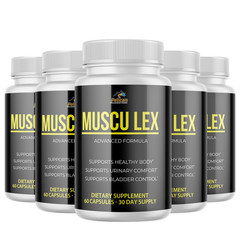 Muscu Lex – Prostate Support- 5 Bottles- 300 Capsules