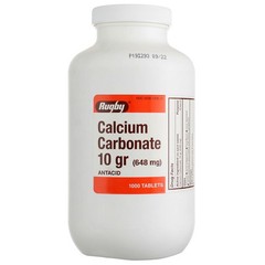 3 Pack Rugby Antacid Calcium Carbonate, 648, 1000 Ct