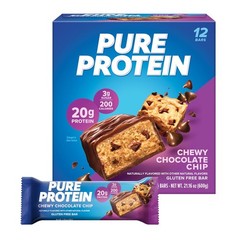 Pure Protein Birthday Cake Protein Bars 20g Protein Gluten Free 12 Count