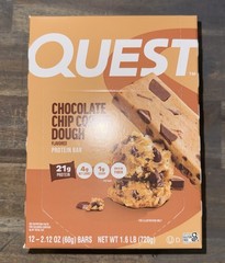 Quest Nutrition Chocolate Chip Cookie Dough Protein Bars – 12 Piece…