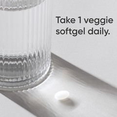 Vegan Biotin 10,000mcg w/ Coconut Oil Max Strength 30 Veggie Softgels Non-GMO