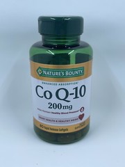 Nature’s Bounty CoQ10 200mg Dietary Supplement 80 Rapid Release Softgels