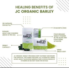JC Organic Barley Capsules And Barley Juice
