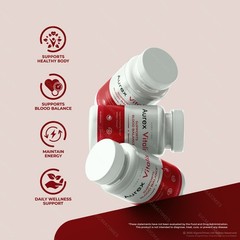 Aurex Vitalis Capsules, Premium Blood Support Supplement & Daily Balance 60ct