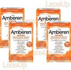 4x – Amberen Menopause Relief – 60 each – 240 Capsules – EXP 2027