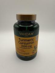 Vahdam Turmeric Curcumin Boswellia Piperine 2000mg Joint Health 90 Capsules New