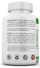 PARASITE DETOX Complete BODY CLEANSE Complex BROAD Spectrum Anti- PARASITE 60