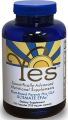 Plant-Based Ultimate EFAs Supplement w/ Omega-6 & 3 (120 Caps)