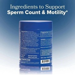 3PACK Preggo Sperm Health Capsules for Men Sperm Count & Motility,180 Vegan Caps
