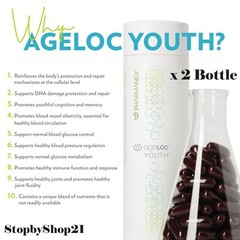 [2 Bottles] Nu Skin NuSkin Pharmanex ageLOC Youth 120 Softgels Exp 02/2026 [2pk]
