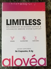 Alovea Limitless – Inflammation Defense – 56 Cap – Exp in 2025
