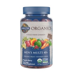11/26 Garden of Life Organics Men 40+ Gummy Vitamins – Berry – Certified Organic