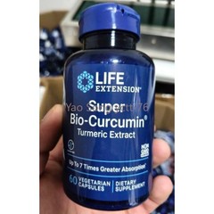 1 PACK-Life Extension Super Bio-Curcumin Turmeric Extract, 400mg, BCM-95 60 Caps