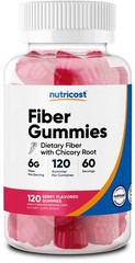 Nutricost Fiber Gummies (Berry Flavored) 120 Gummies – Dietary Fiber Supplement