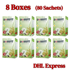 8x Boxes DONUTT Total Fibely Fiber Detox Drink Powder Dietary Supplement Healthy
