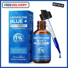 Blue Supplement – Pharmaceutical Grade, 2 FL OZ, 1% USP Grade, Liquid
