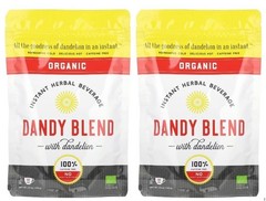 2 Pack – Dandy Blend Organic Dandelion Instant Drink 100% Caffeine Free 3.53 oz