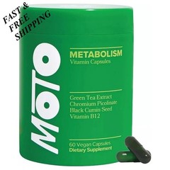 2 PACKS– O Positiv Moto Women’s Metabolism Support Energy&Curb Craving Vegan 60
