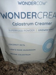 Wondercow Colostrum Creamer Powder Gut Health MCT Lions Mane Coffee 110G Ex 8/26