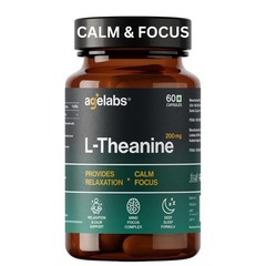 AgeLabs L-Theanine 200 mg Supplement – 60 Capsules A352