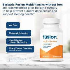 Bariatric Multivitamin No Iron Post Bariatric Surgery Supplement Roux En Y