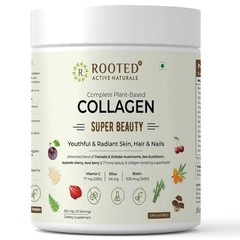 Rooted Actives Plant Based Collagen Supplement, 250G b000