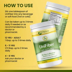 Dr Naturas Dr Naturas Unifiber Natural Fiber Supplement 8.4 oz Pack of 2