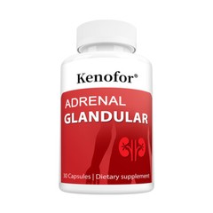 Adrenal Glandular Supplements Balances Emotional Health Improves Stress Capsules